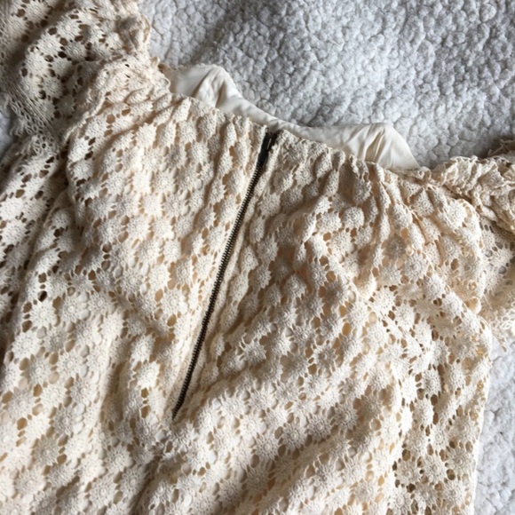 NWT Tularosa Crochet Off The Shoulder Dress - Picture 3 of 5